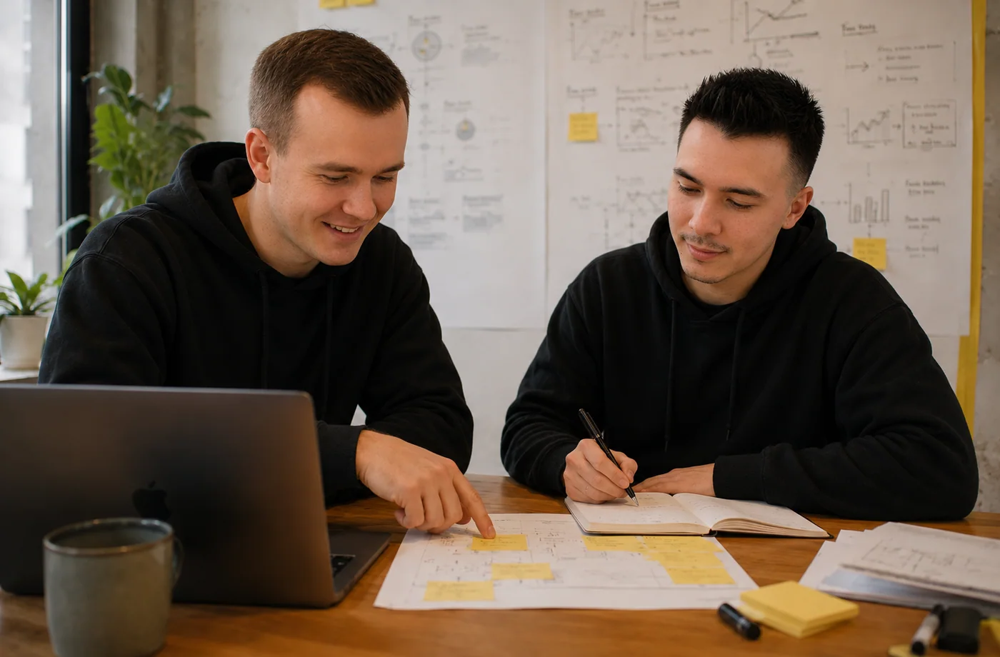 Workshop discussion around an approved AI workflow model