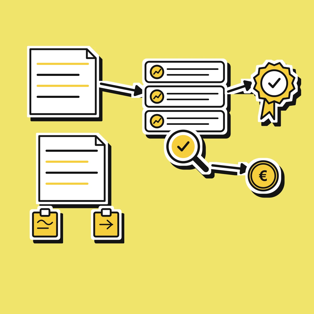 Illustration einer ROI-Begründung für KI-Coding-Tools, die Kosten gegen verteidigbaren Nutzen abwägt